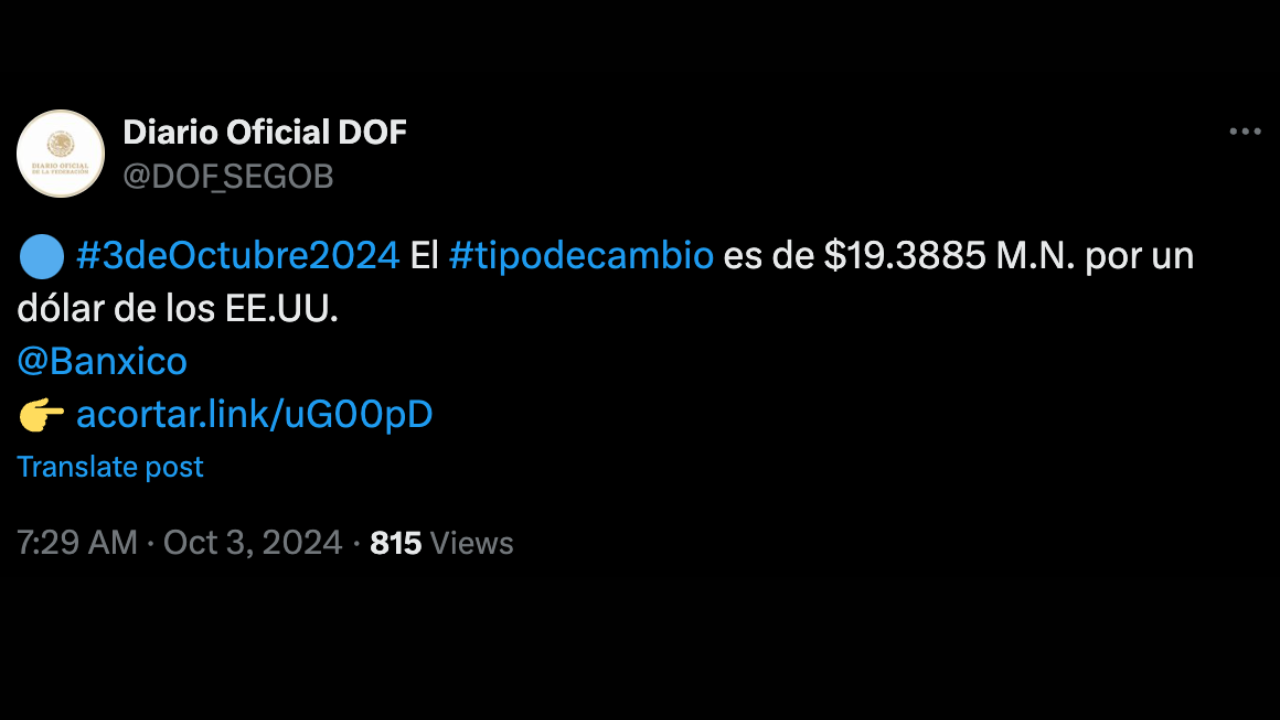 El tipo de cambio varía debido a múltiples factores, tanto nacionales como internacionales.