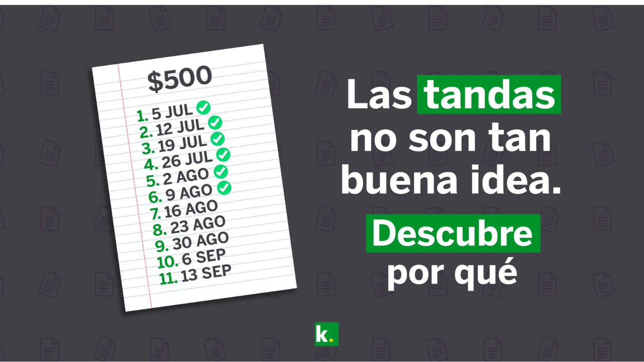 Ventajas de ahorrar a través de las tandas