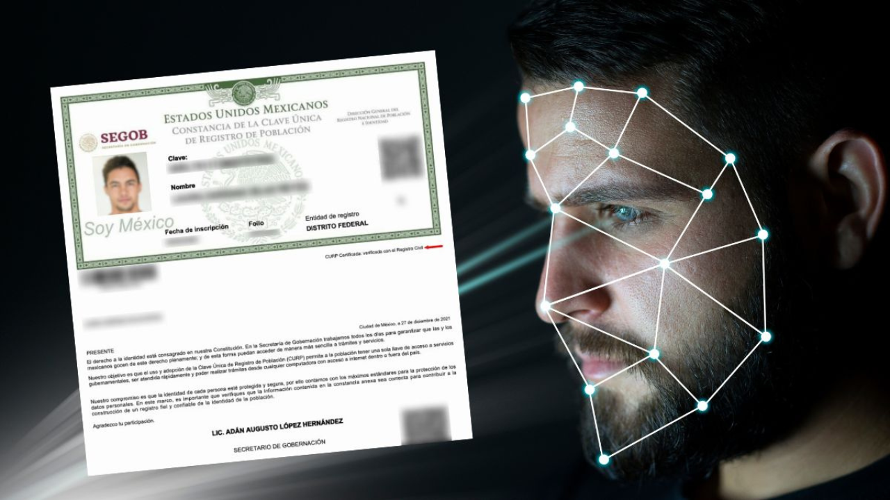 La CURP biométrica es una versión mejorada de la Clave Única de Registro de Población que integra datos personales y biométricos, como huellas dactilares y fotografía.