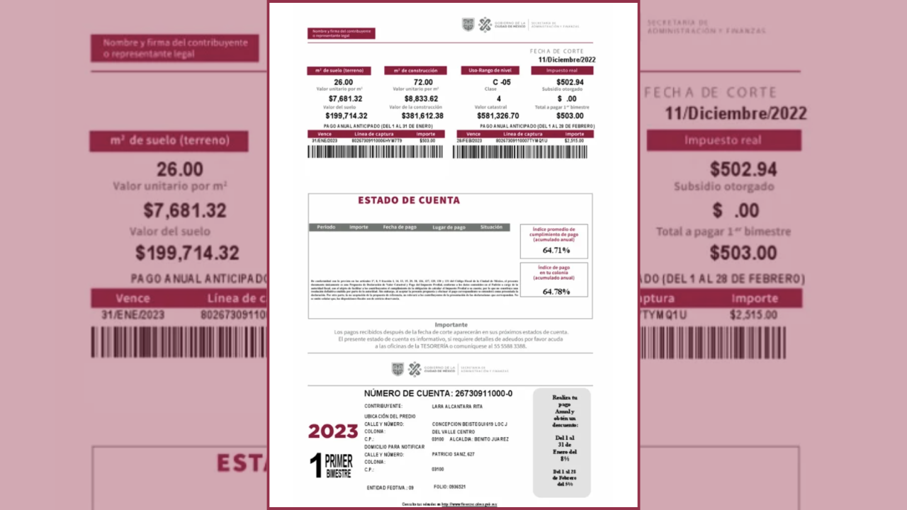 Reimprimir la boleta predial es un trámite común cuando necesitas consultar datos catastrales.